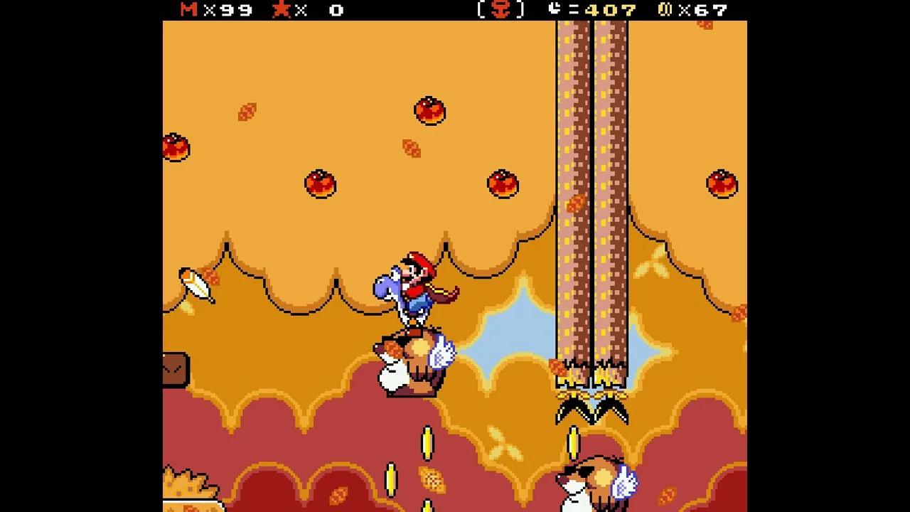 Super Mario World: Quest for Gaming - Fall Forest (Key Way)