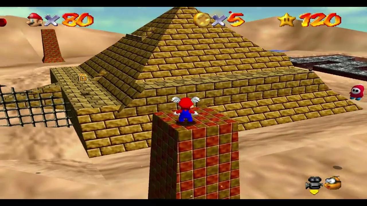 Super Mario 64 (1080p) [Remaining RA] - Red Challenge in the Desert [NC]