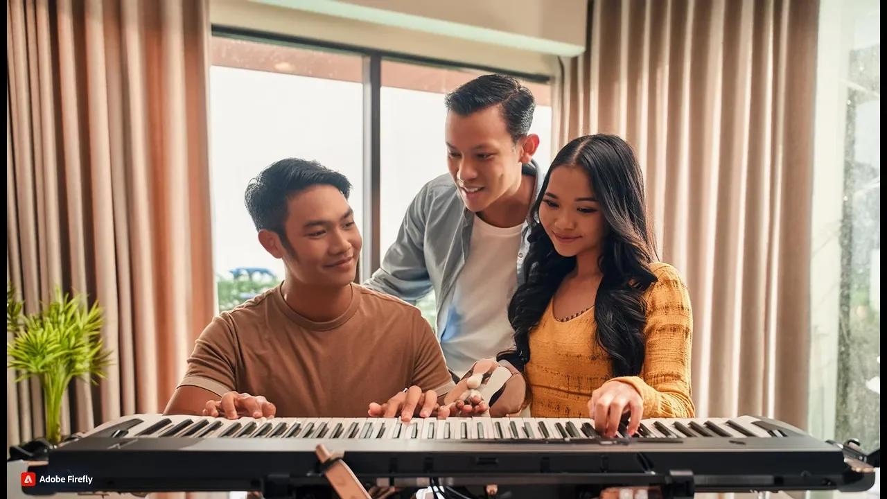 Can They Keep Up?! Xmandre Dimples Take on a Piano Lesson from a PRODIGY! #shorts #piano #xmandre