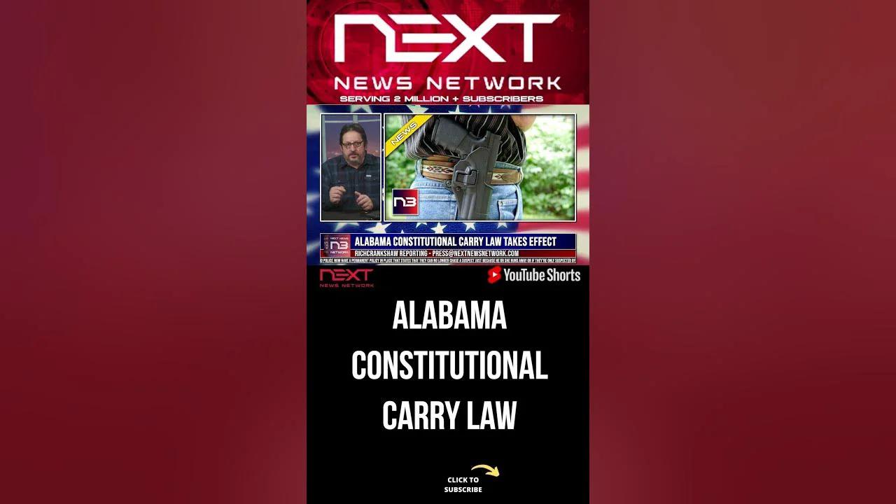 Alabama Constitutional Carry Law Takes Effect shorts