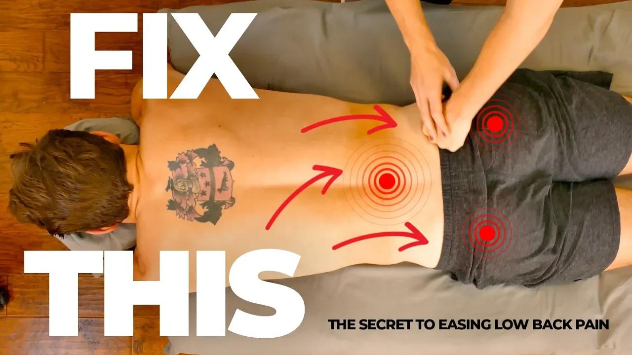 🤯 The Secret to Easing Low Back Pain ⚡ Advanced Glutes Massage , Unlock ...