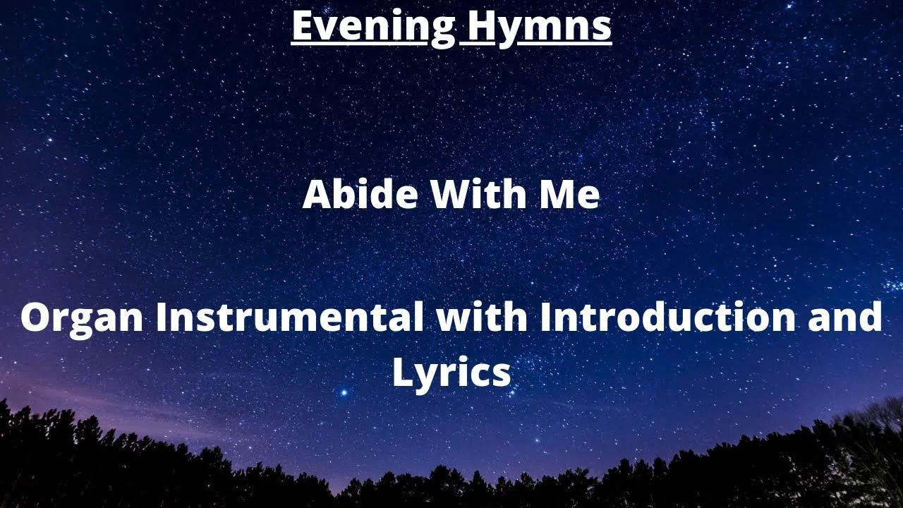 Abide With Me With Lyrics Evening Hymns 5831