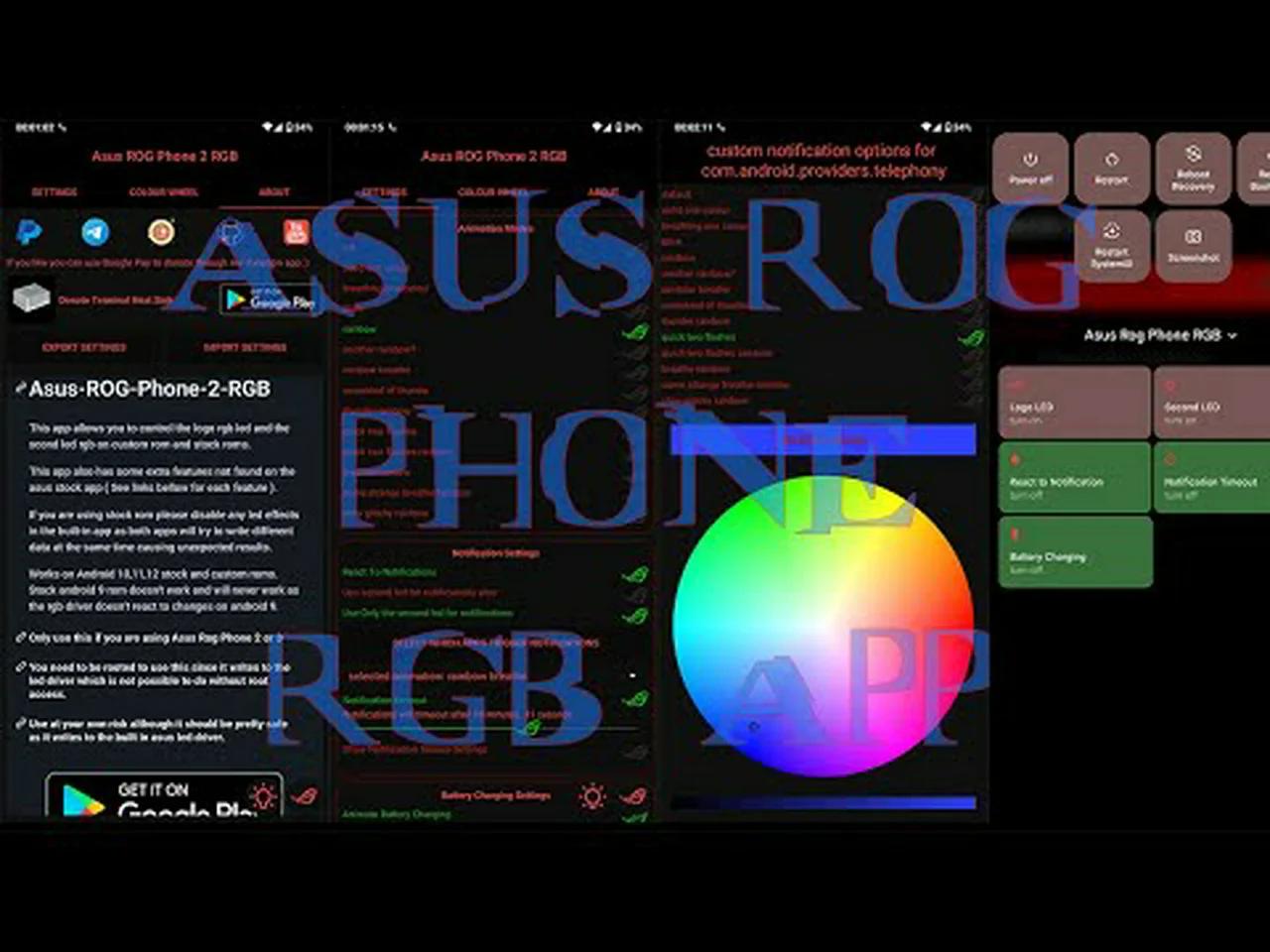 Asus Rog Phone RGB App Version 30 Full Guide