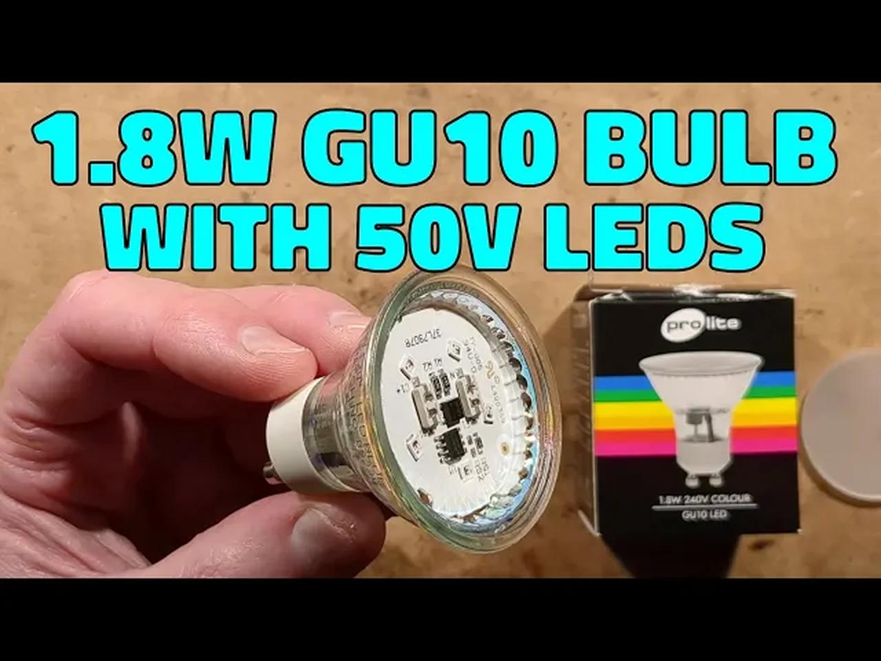 1.8W LED dichroic bulb with 50V LEDs