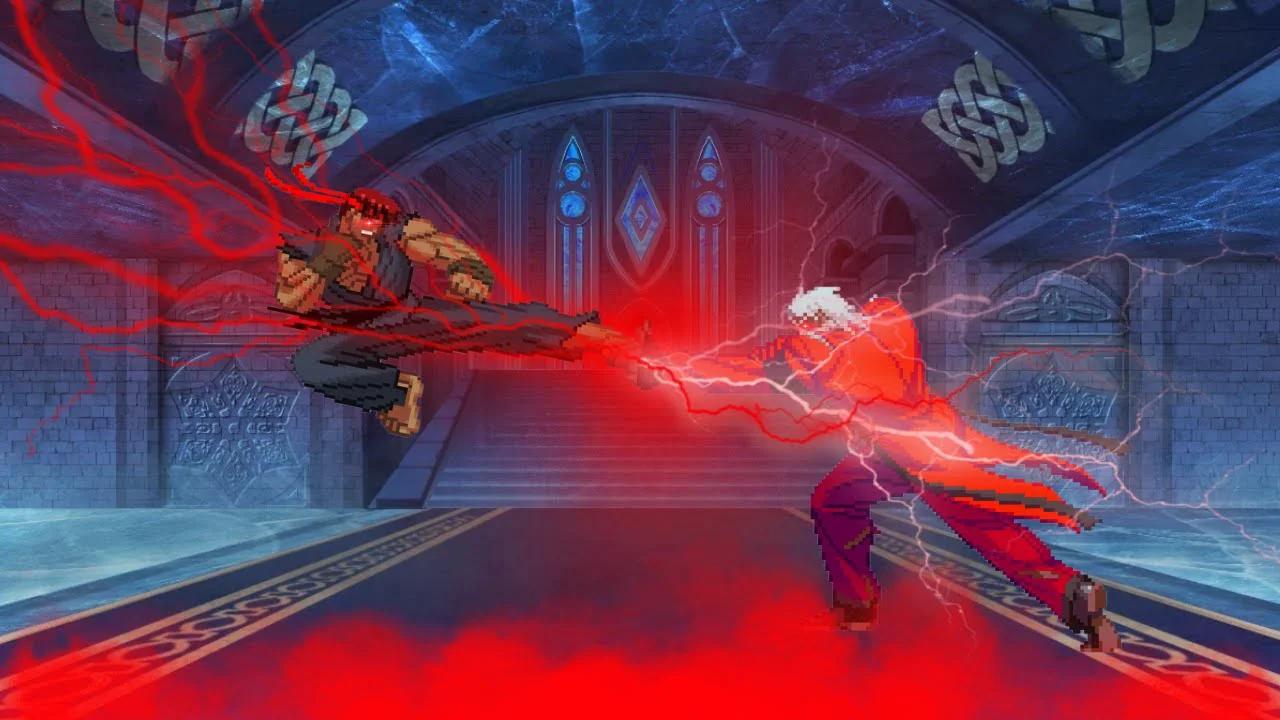 Shin Evil Ryu vs God Rugal - Mugen Original X Capcom vs SNK 2