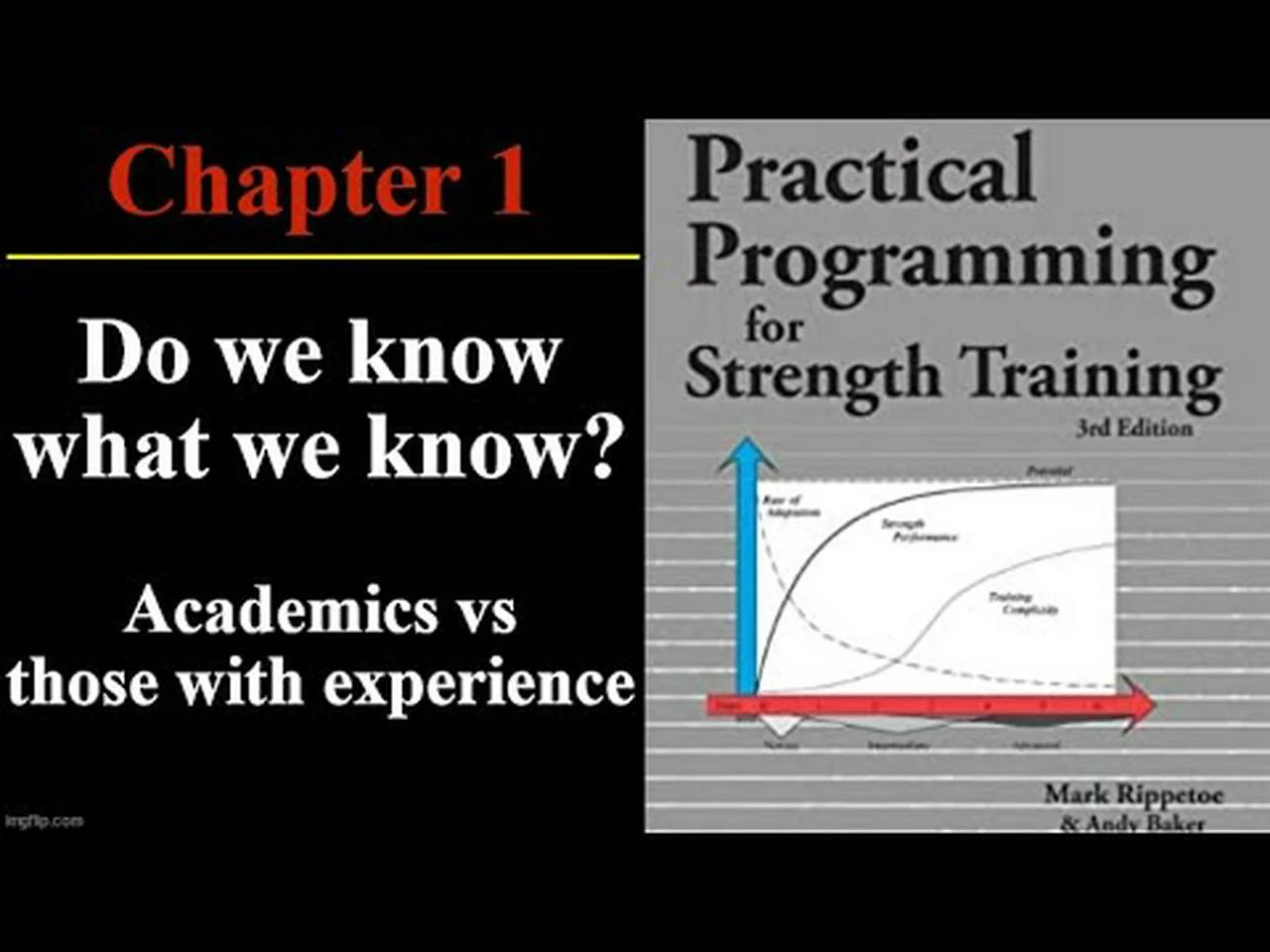 Practical Programming for Strength Training - Chapter 1 - Academics vs ...