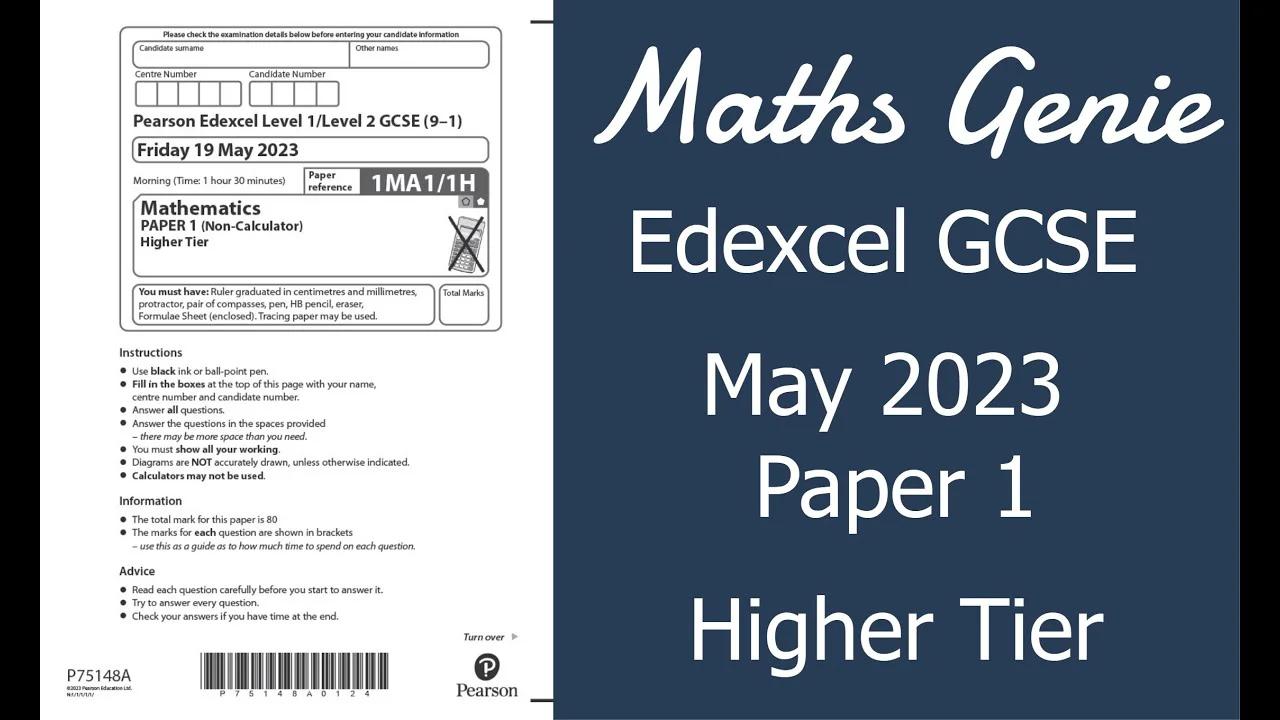 MAY 2023 EDEXCEL EXAM TIMETABLE visual data 3