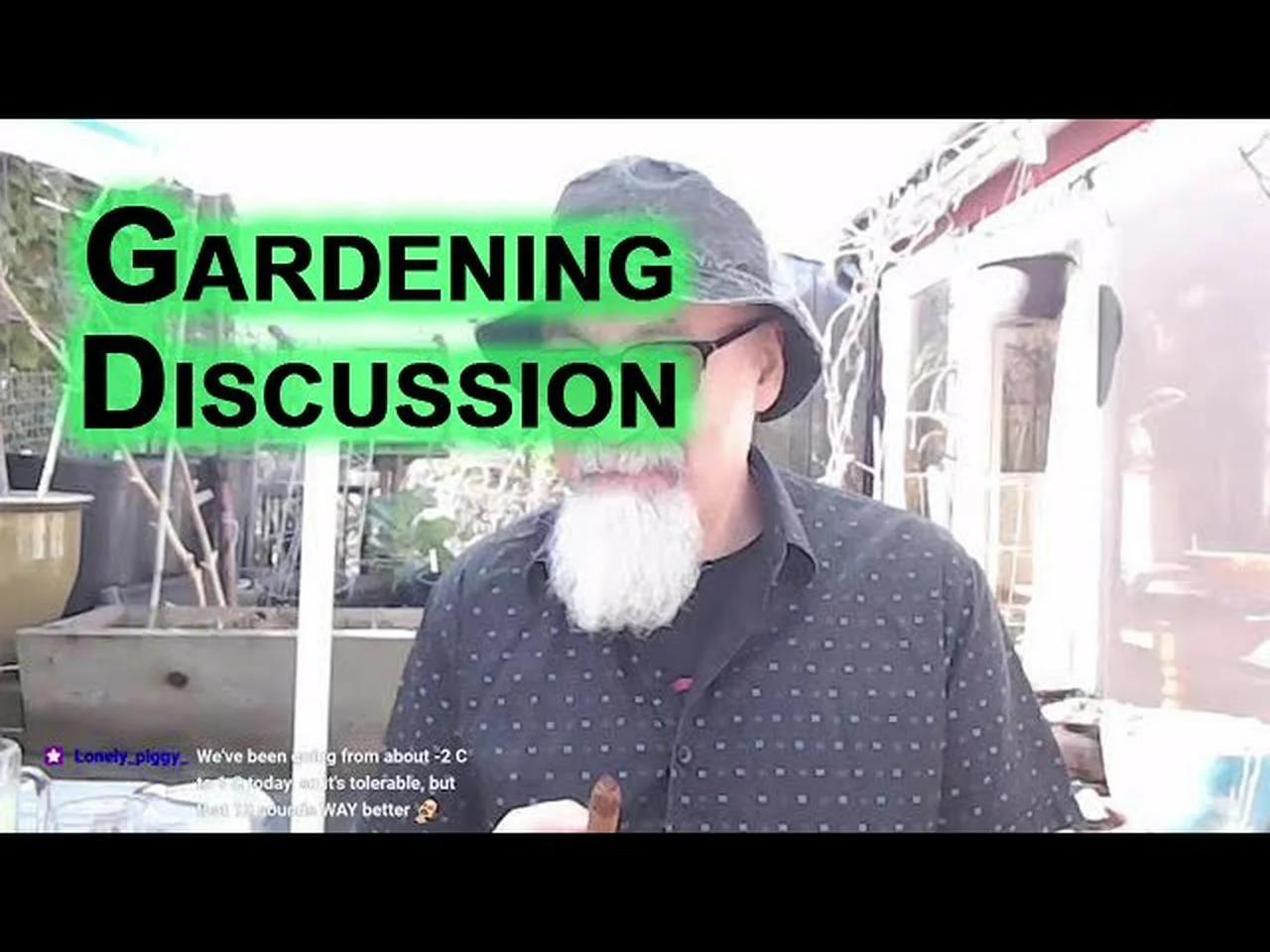 GARDENING FORUM DISCUSSIONS intelligence overview