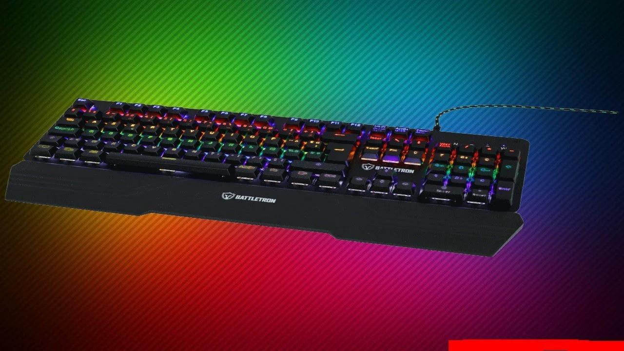 Clavier Battletron RGB mécanique de chez Action