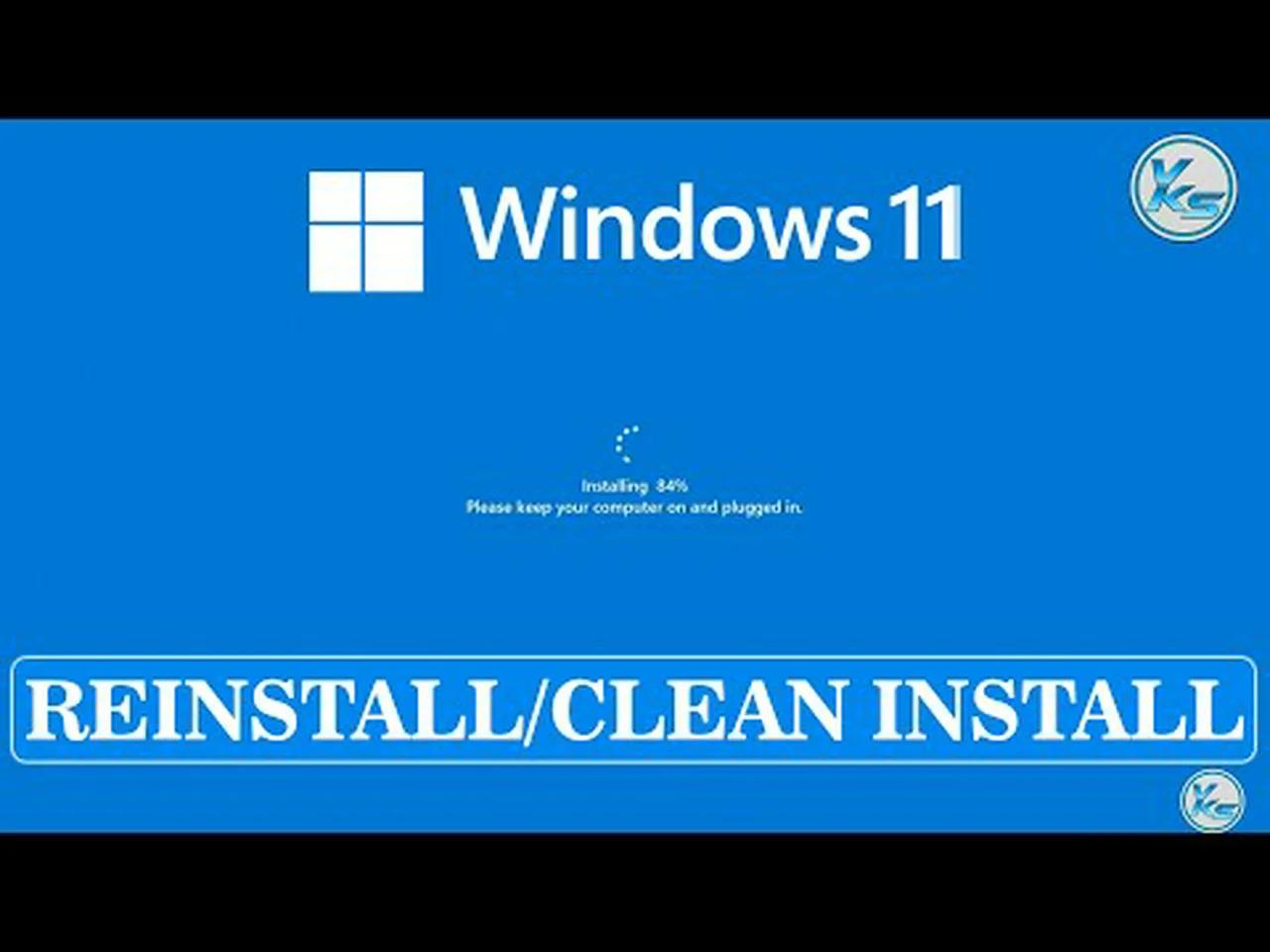 clean install windows 11 dell laptop