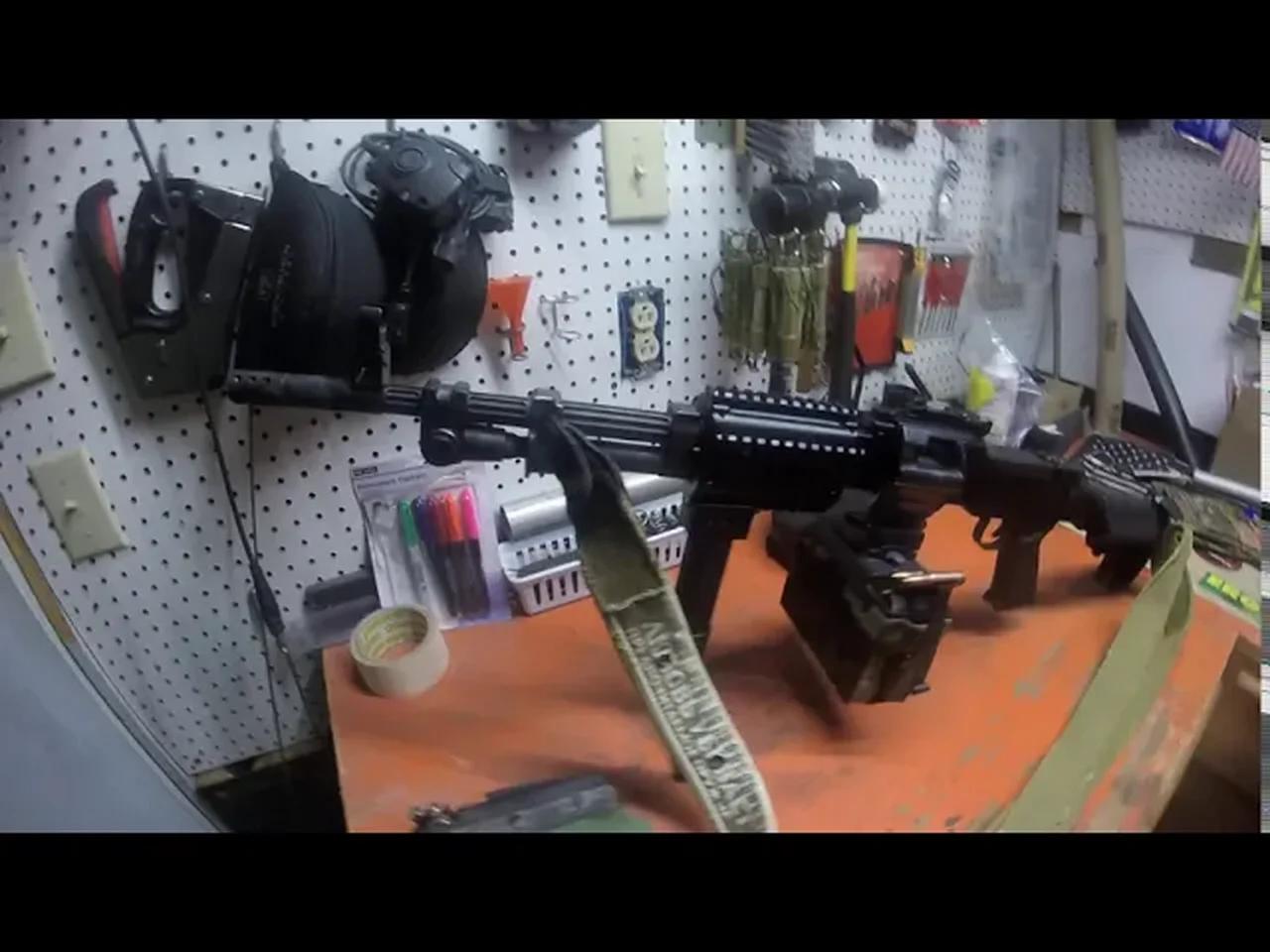 DSArms BELT FED RPD Carbine. Modernized Soviet Saw Benchtop Overview