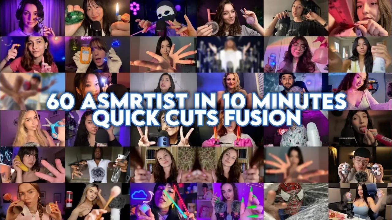 ASMR 60 Of My Favourite Asmrtist Compilation | Quick Cuts Version