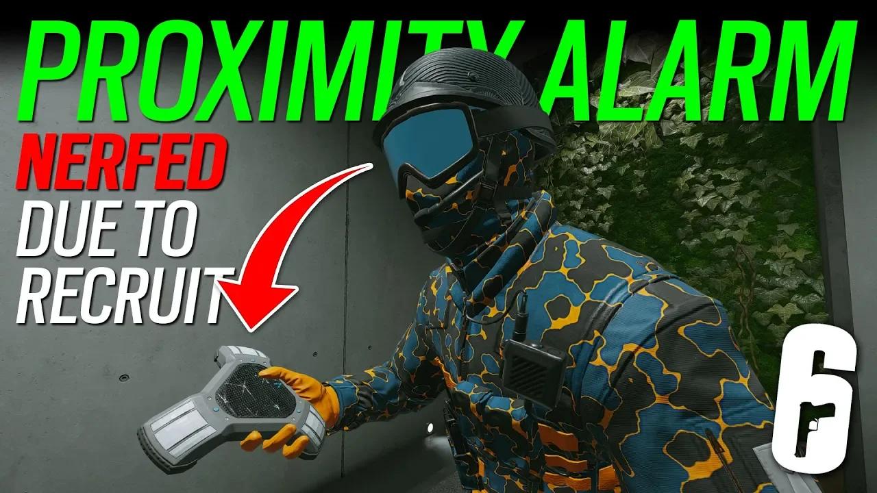 Proximity Alarm Nerfed Due to One Operator - 6News - Rainbow Six Siege
