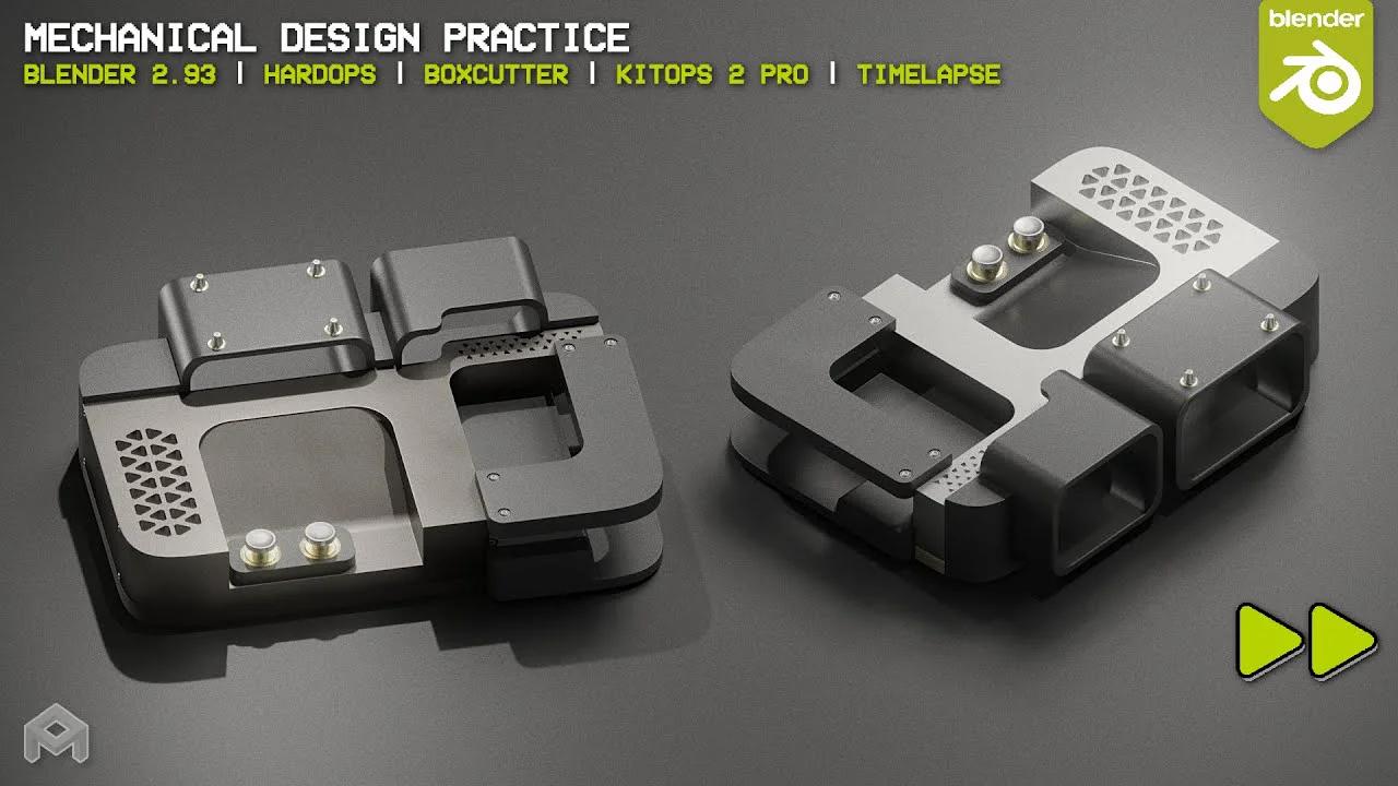 Mechanical Design Practice In Blender 2 93 Boxcutter Hard Ops Kit