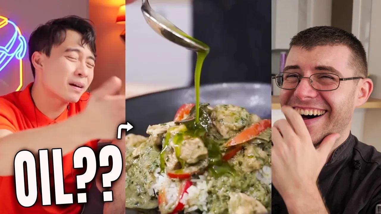 Pro Chef Reacts To Uncle Roger NOT LIKING Nick S Authentic Green Curry