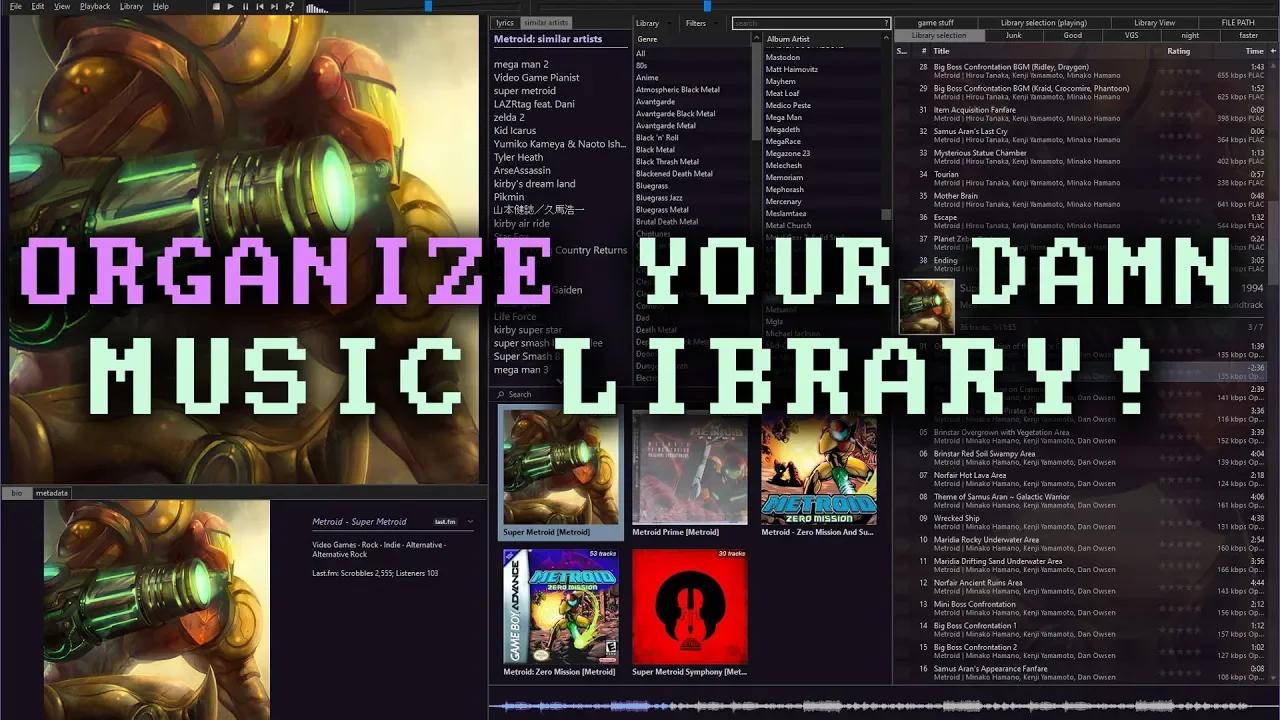 How To Organize Your Music Library Like A Pro Foobar2000 File
