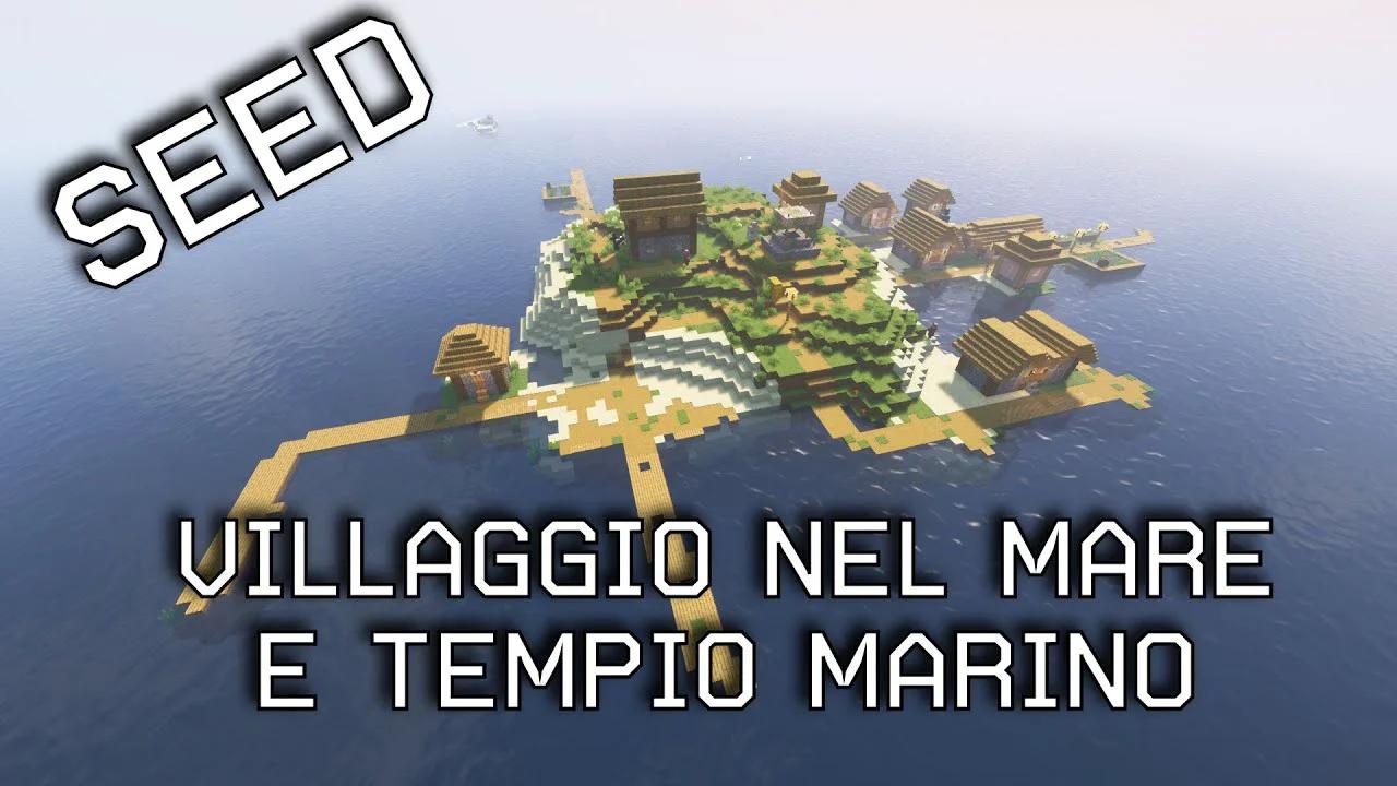 Minecraft Seed belli 1.17: Villaggio nell oceano e tempio sommerso