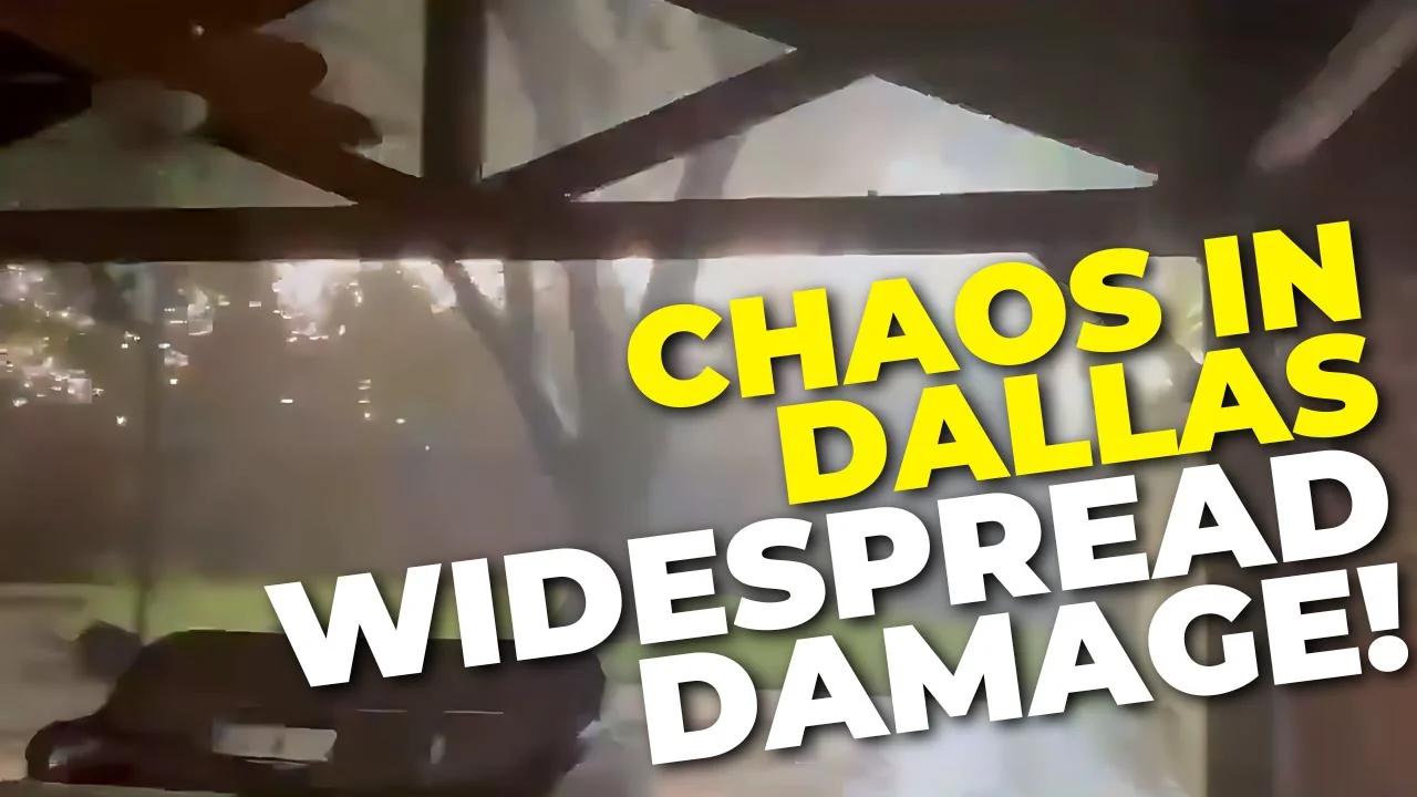 Chaos In Dallas: Severe Storms Wreak Havoc, Sparking Power Lines And ...