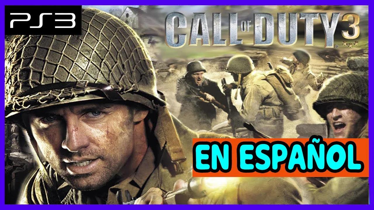 call of duty 3 ps3 pkg español