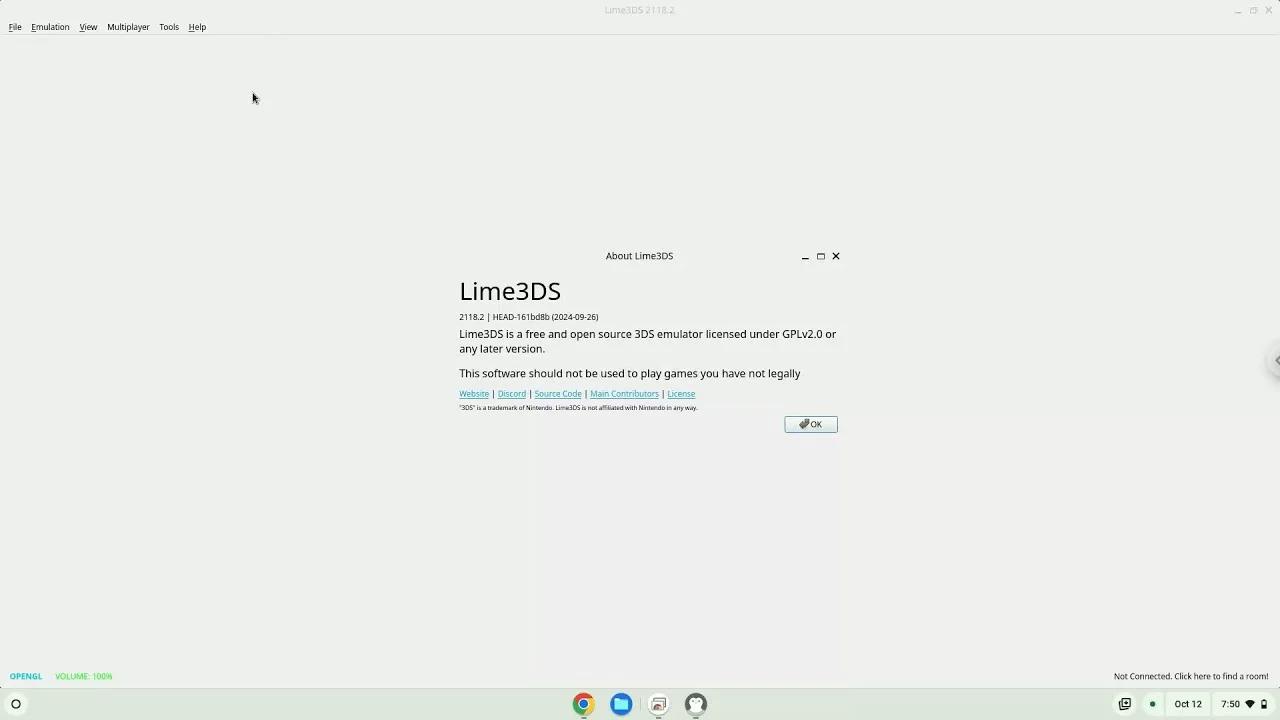 How to install Lime3DS on a Chromebook