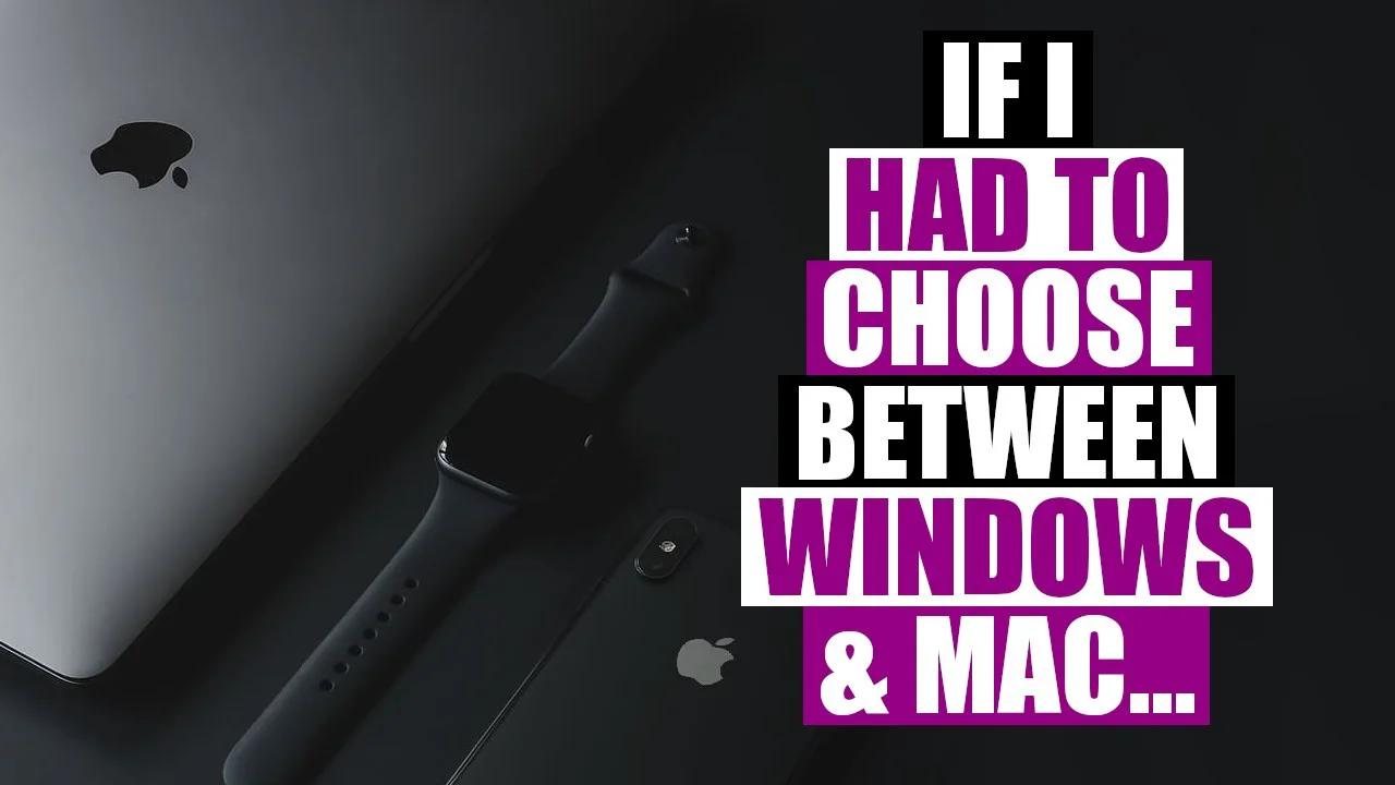 Windows Or Mac I Dislike One But Hate The Other