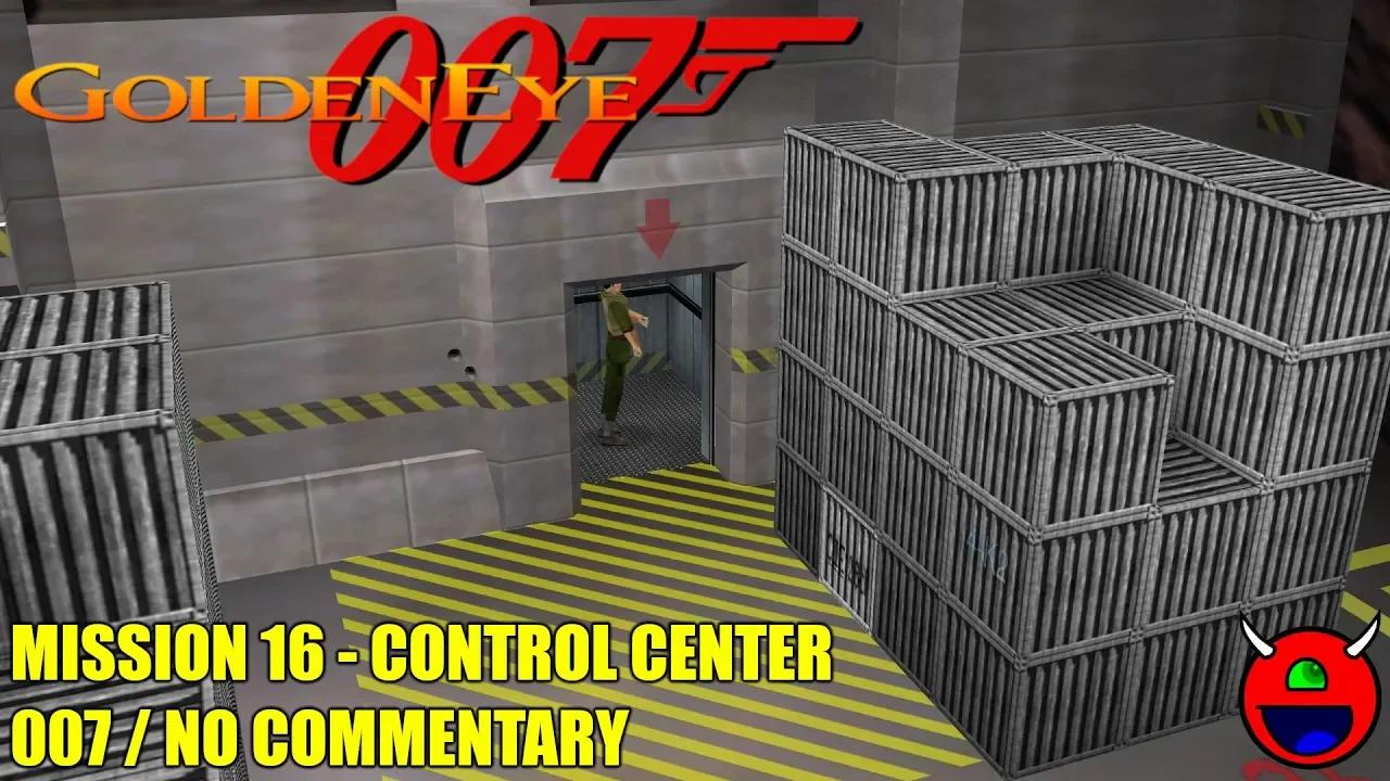 Goldeneye 007 N64 (Emulated) - 16 Control Center - 007 No Commentary
