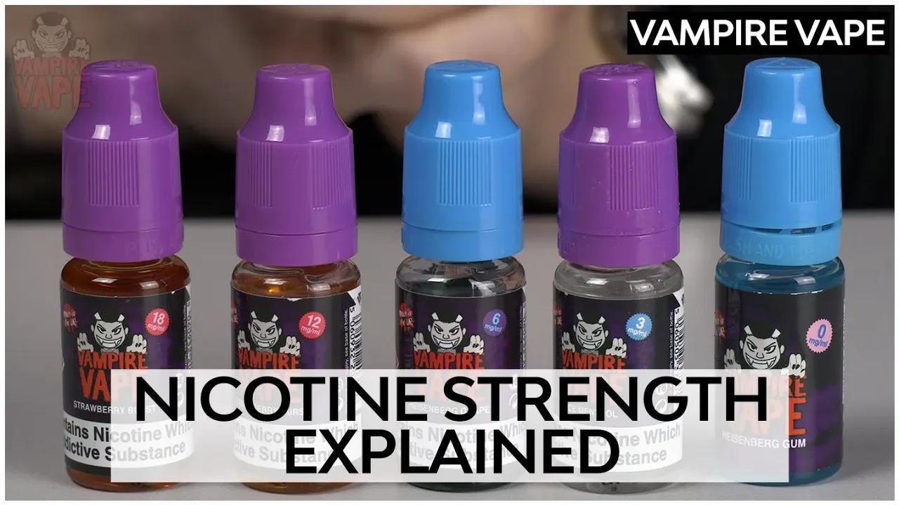 Undertsanding Nicotine Strength in E-liquid