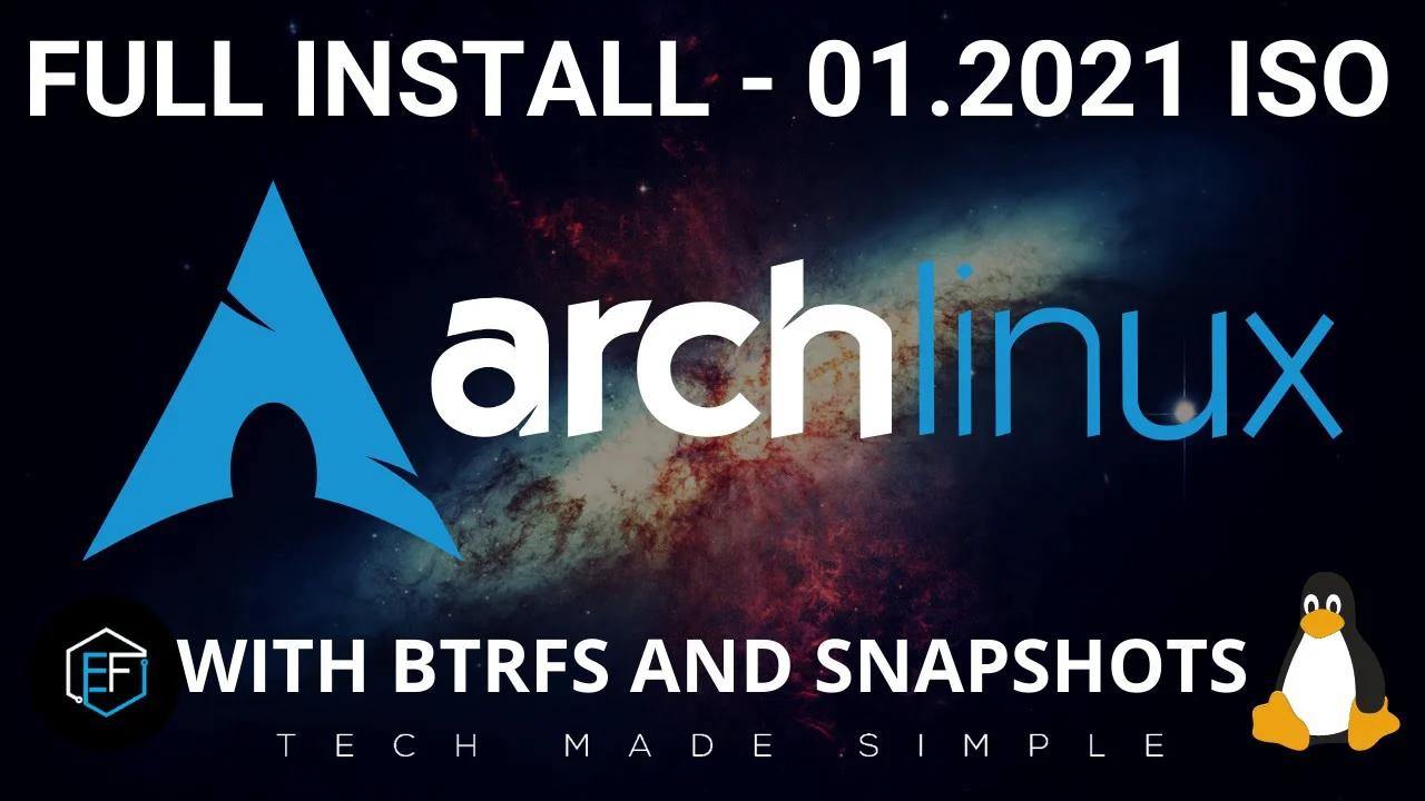 arch linux cd rom