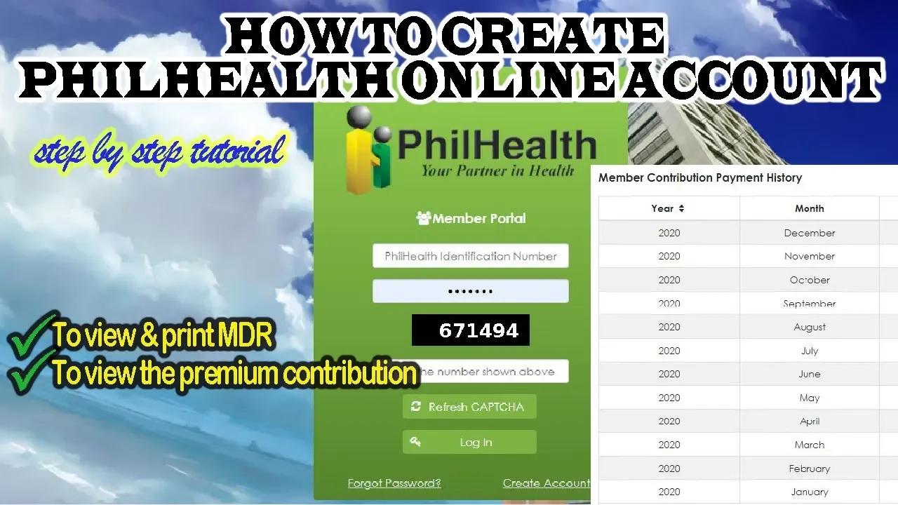 PHILHEALTH | How to create PHILHEALTH ONLINE ACCOUNT for individual ...