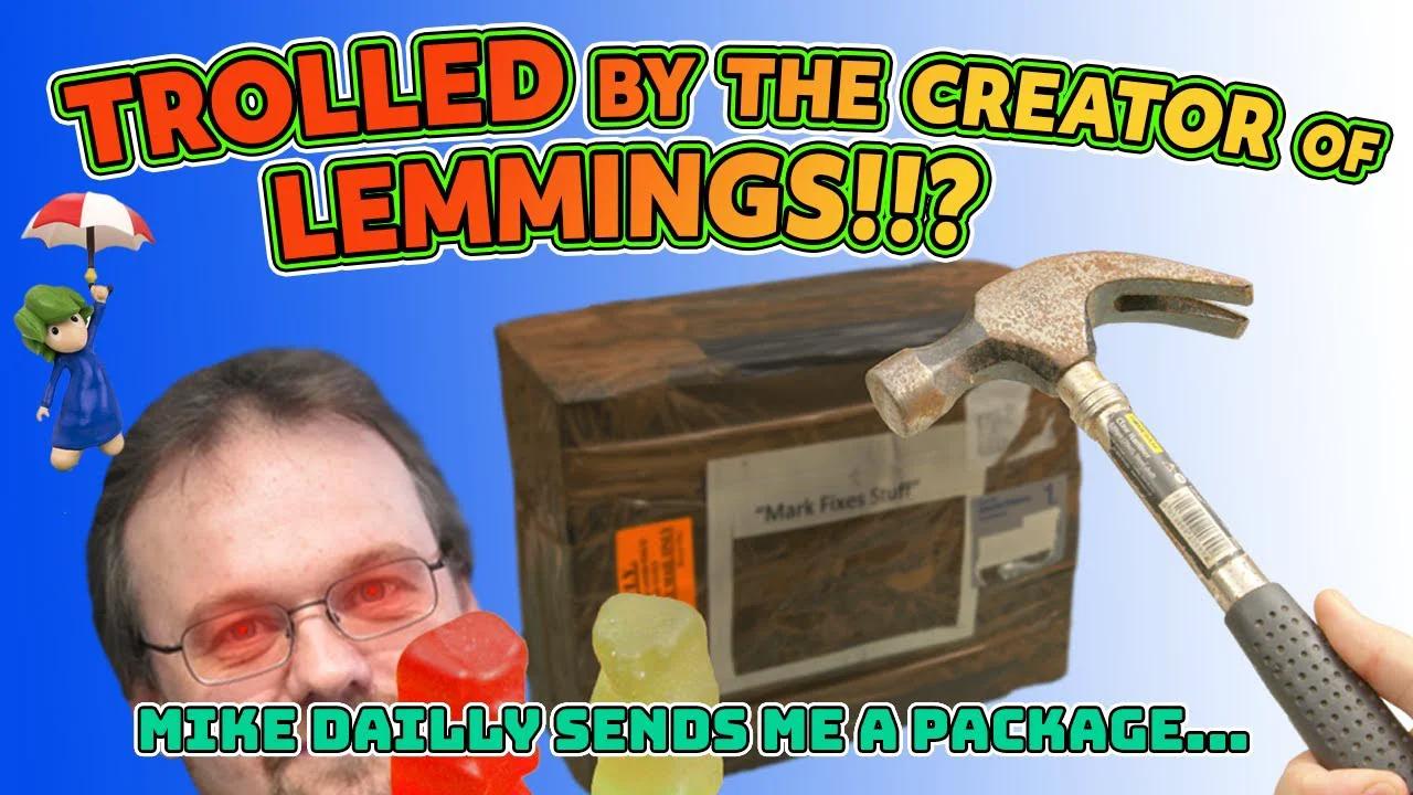 TROLLED!! Mike Dailly, creator of Lemmings and Grand Theft Auto... Sent ...