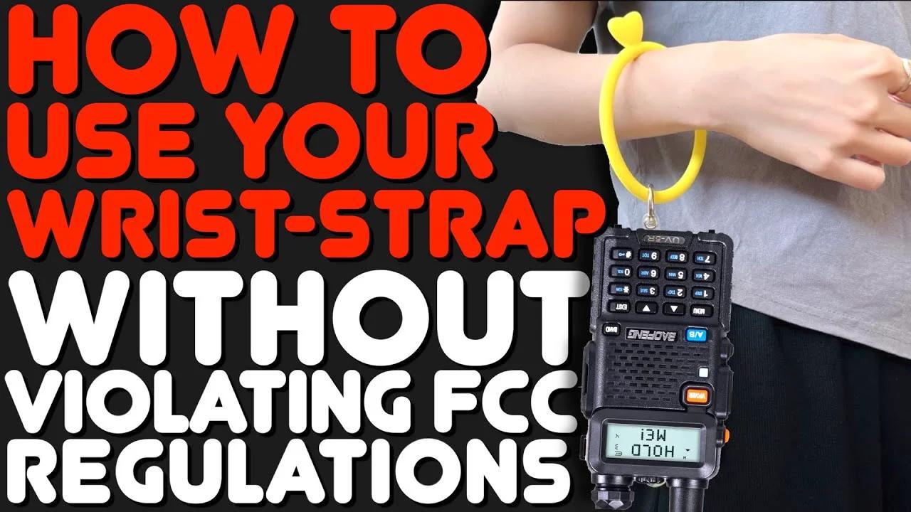How To Use A Ham Radio Or GMRS Wrist-Strap - How To Install A Strap For ...