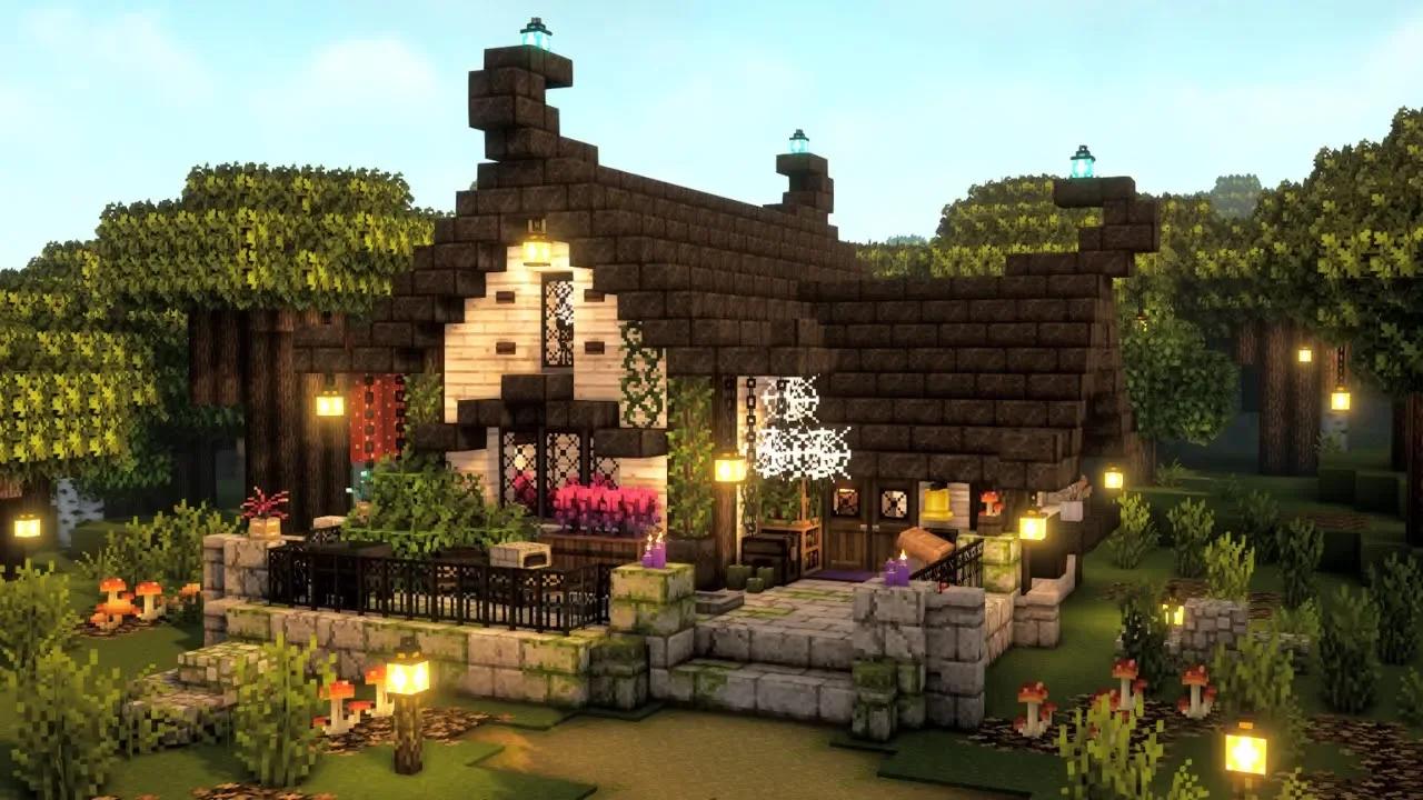 [Minecraft] 🧙🧪 Aesthetic Potion Shop Tutorial / Cottagecore / Mizuno's ...