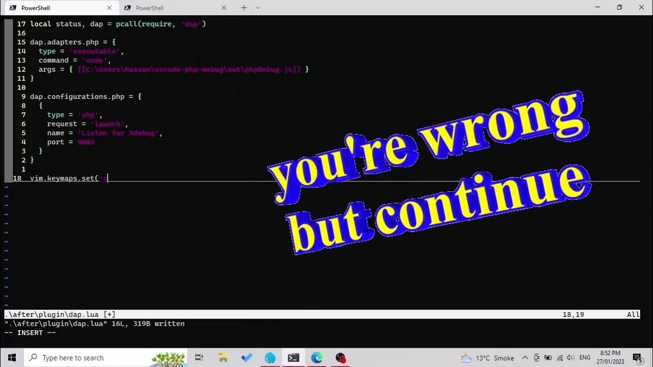 How to install debugger with Neovim and debug (PHP in this video)