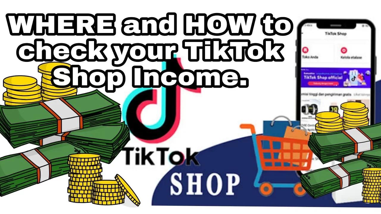How to check Tiktok Shop Earnings and How Long before you can Withdraw ...
