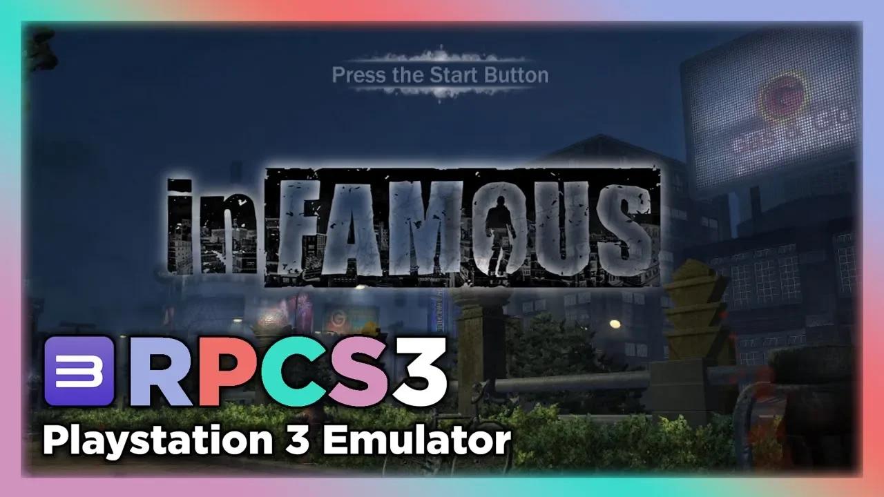 Infamous 4K | RPCS3 0.0.28 | PS3 Emulator for PC