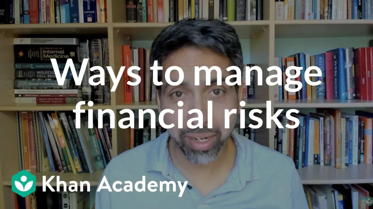 Ways To Manage Financial Risk Insurance Financial Literacy Khan
