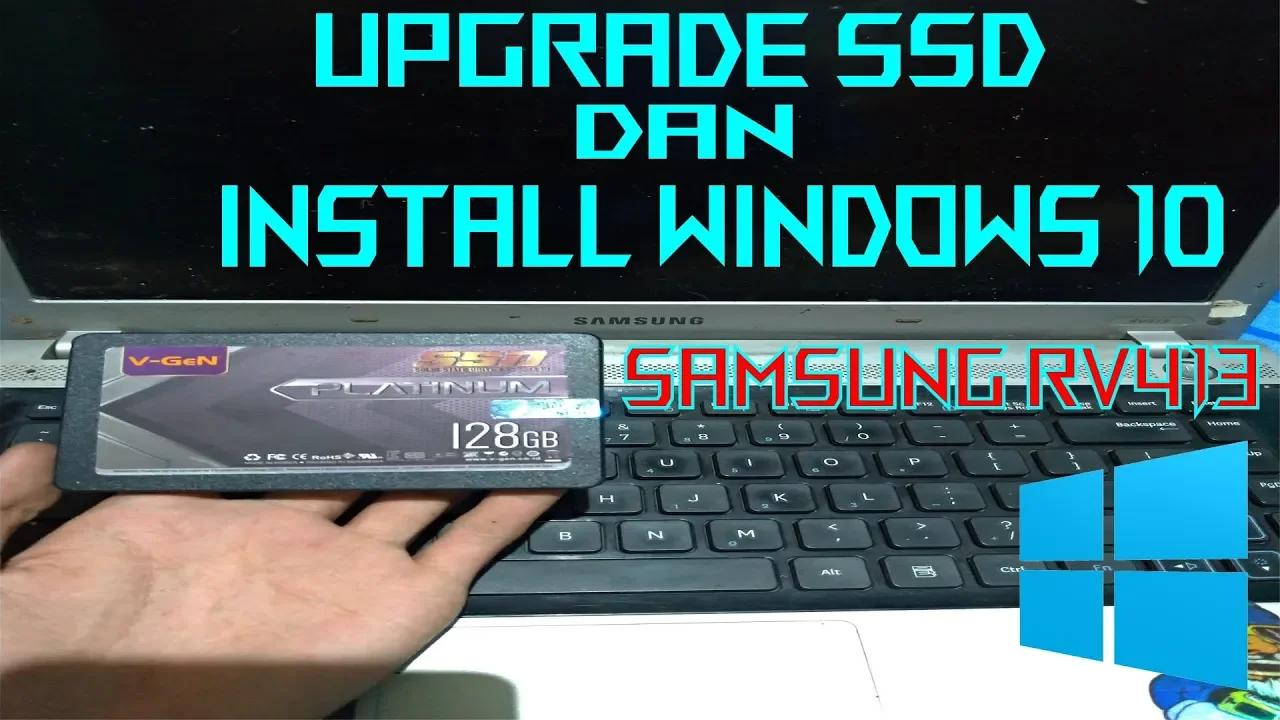 install windows 10 iso on ssd