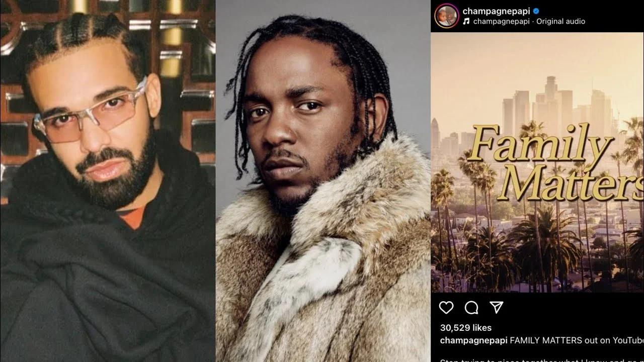 Drake Drops Another Kendrick Lamar DISS "FAMILY MATTERS" Hours After