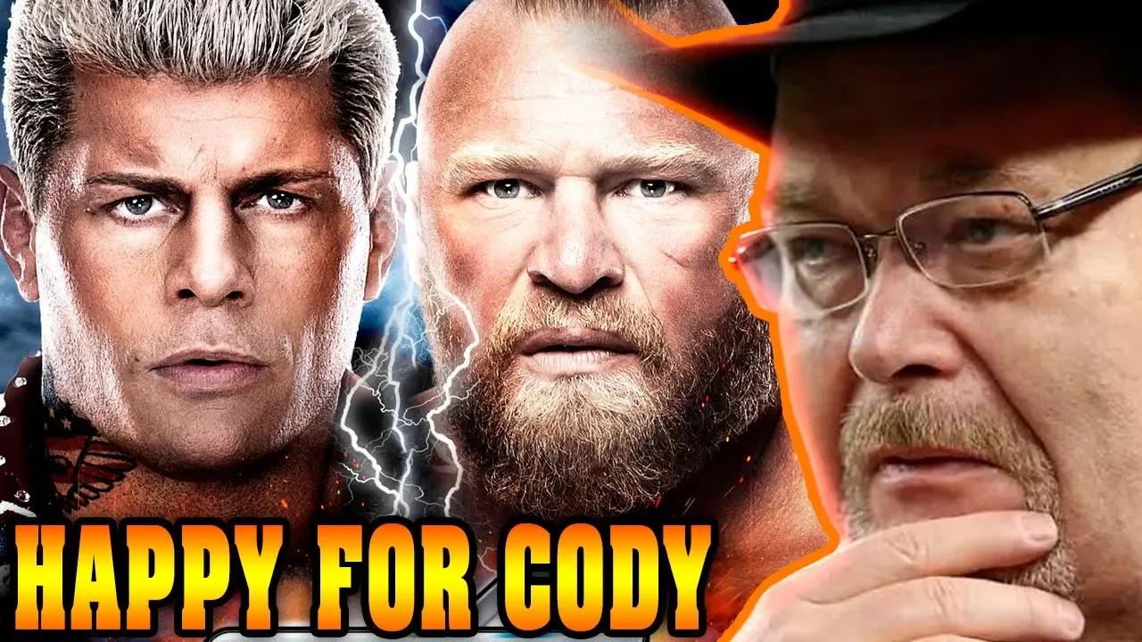 Jim Ross Reacts To The Cody Rhodes And Brock Lesnar Match