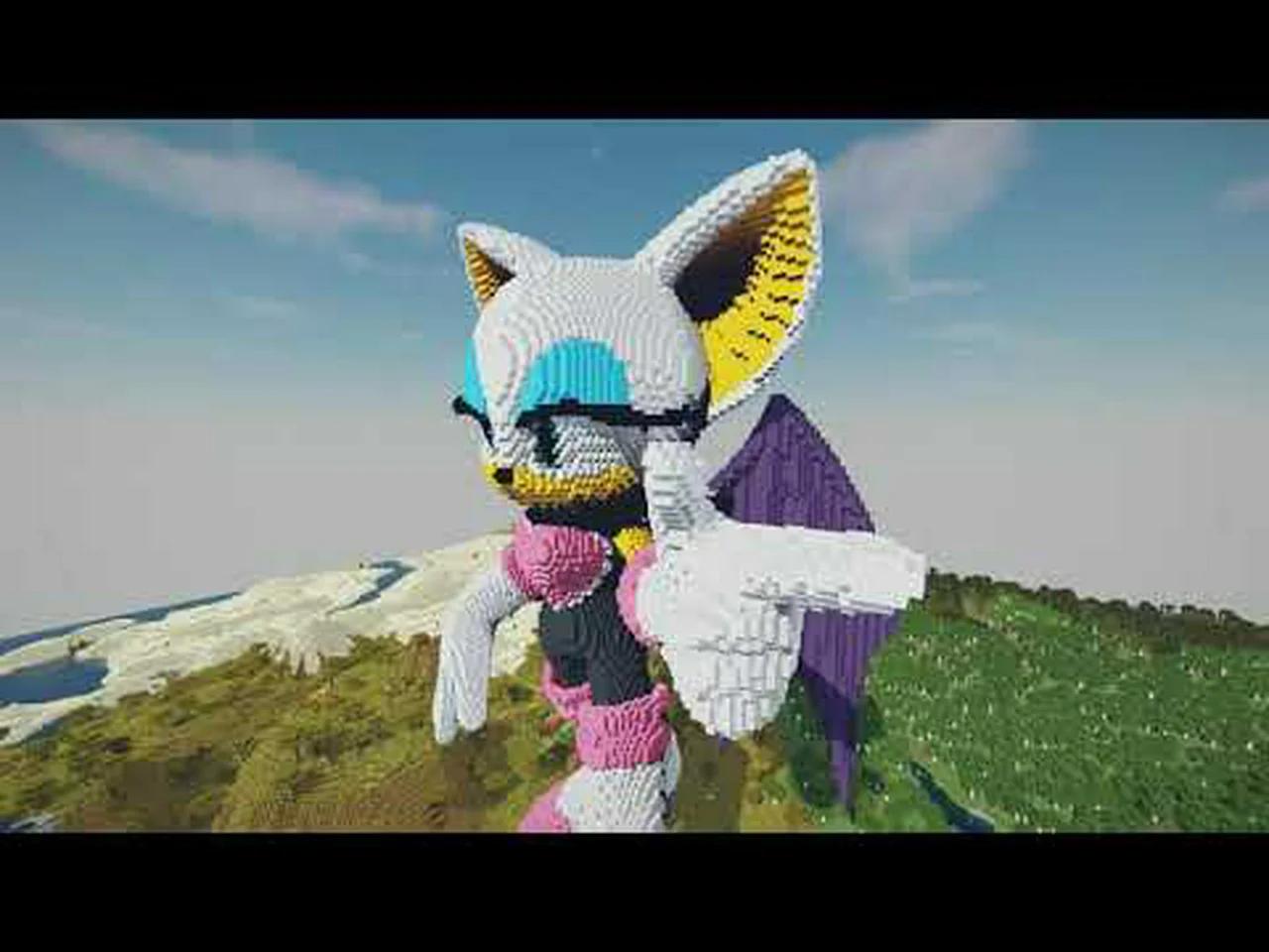 Minecraft Rouge The Bat Build!