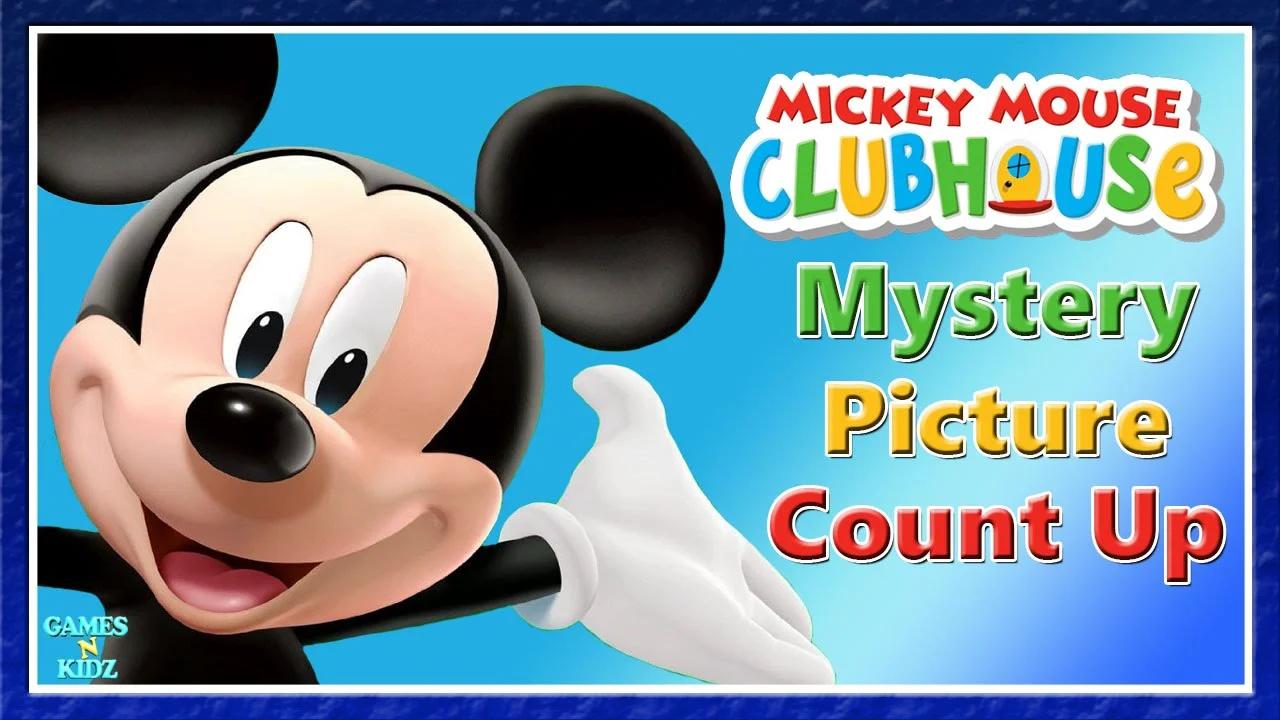Mickey mouse clubhouse mystery picture count up learn numbers