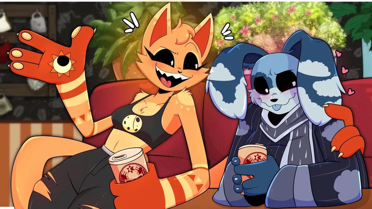 CatFeine X Dogpressed's College Coffee Date | Frowning Critters | Poppy ...