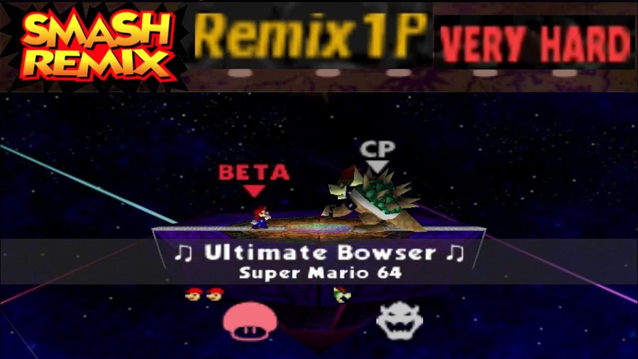 Smash Remix Classic Mode Remix 1p Gameplay With Fixed Camera