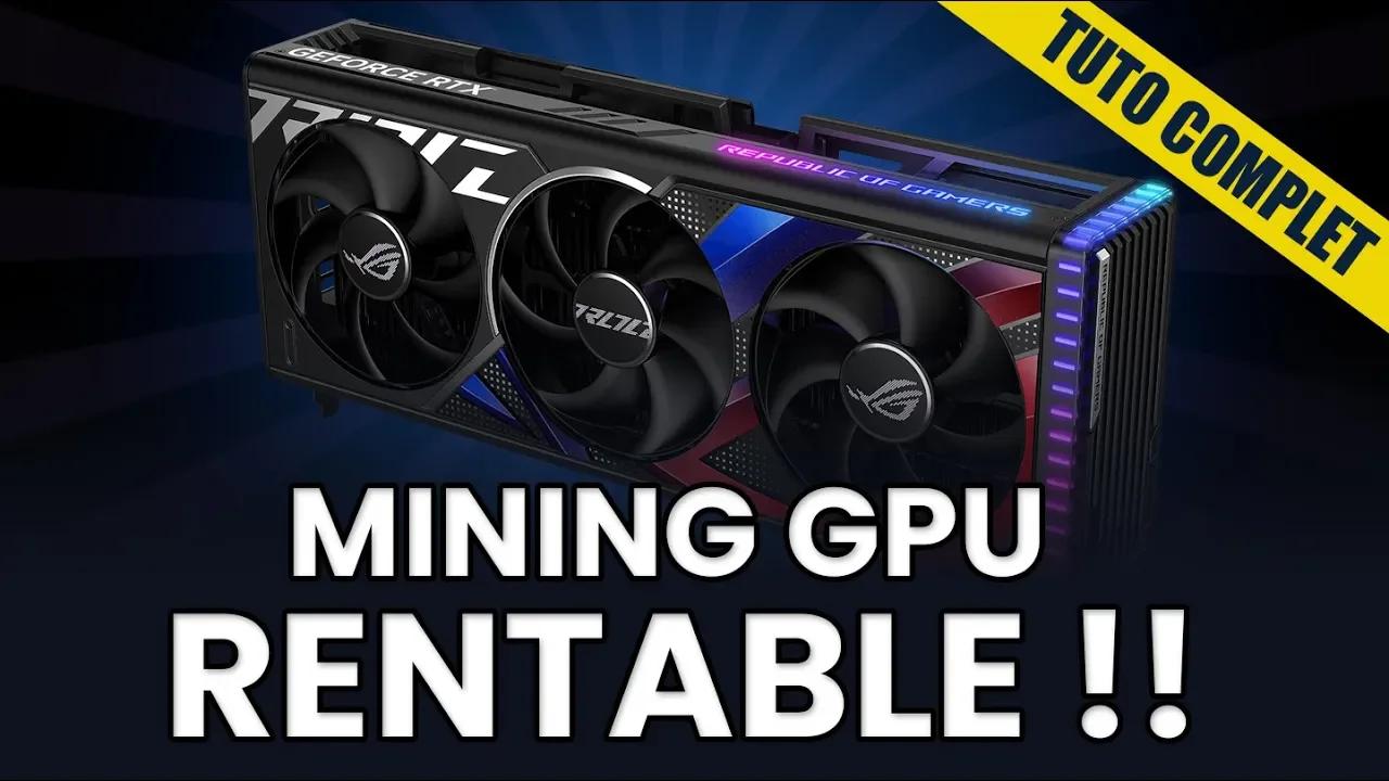 Minage GPU RENTABLE 2024 - tuto complet Qubic + Aleo / Xelis en idle