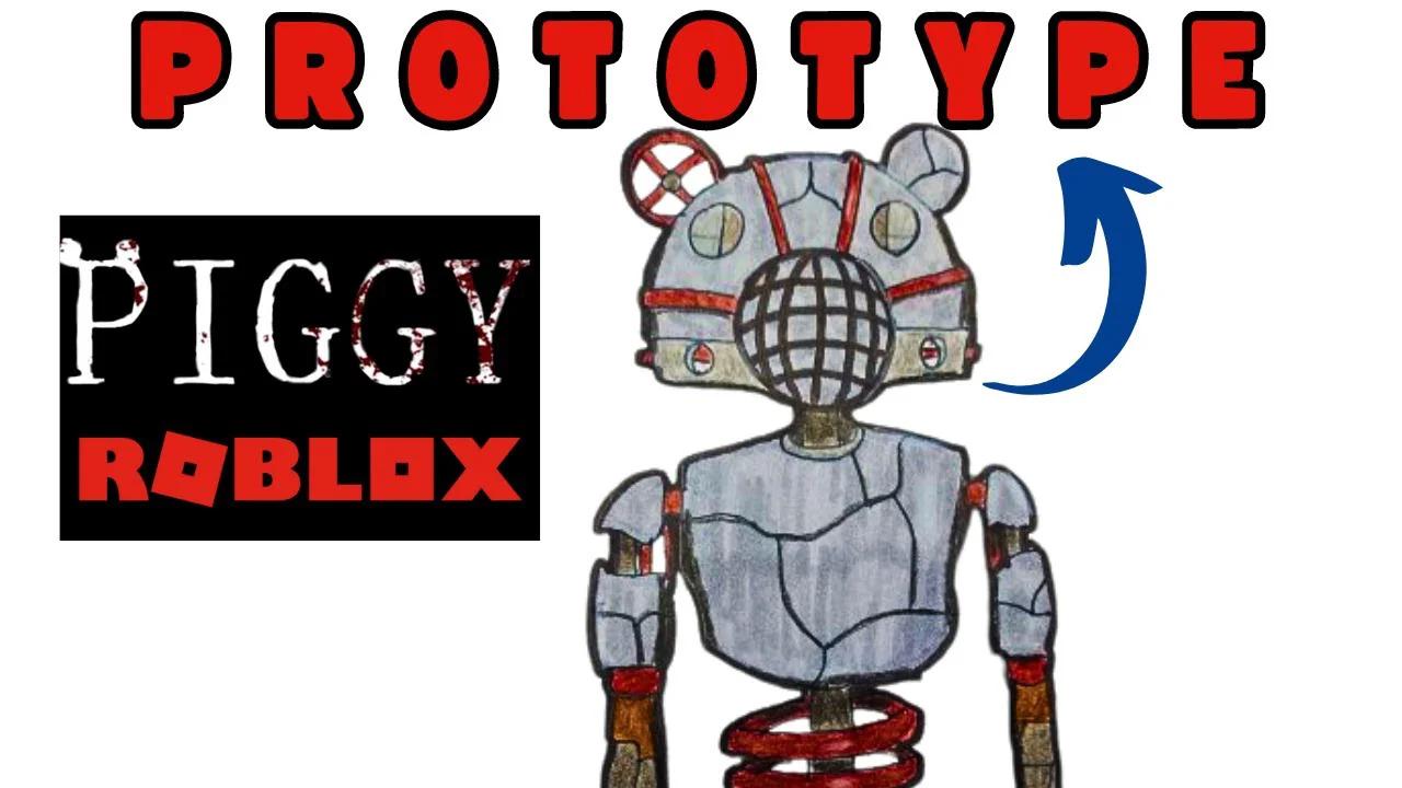 Como DIBUJAR a PROTOTYPE de PIGGY ROBLOX / How to DRAW PROTOTYPE from ...