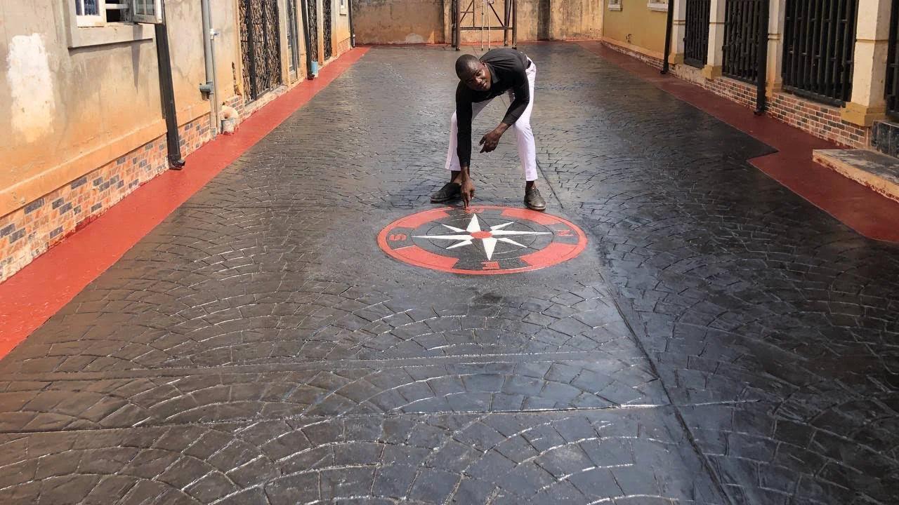 EDO: Stamped Flooring Installation in Benin City, Edo State – Affordable Prices Per Square Meter.