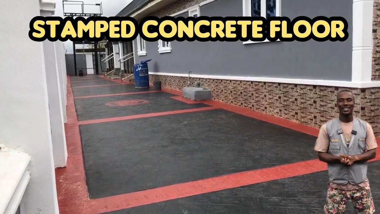 Price Of Stamped Flooring Installation Per Square Meter In Edo State, Nigeria.