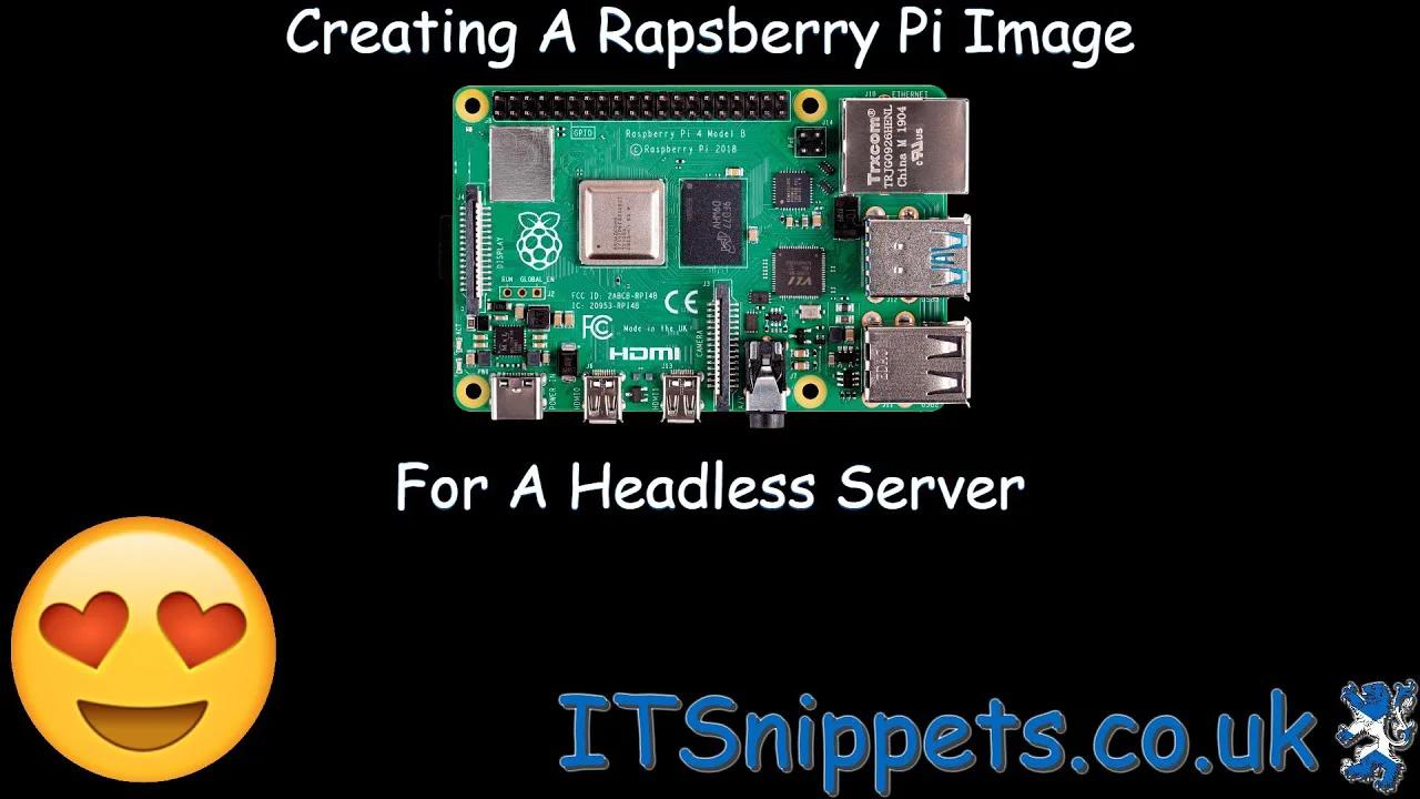 Create A Raspberry Pi Image For A Headless Server EASILY (@youtube ...