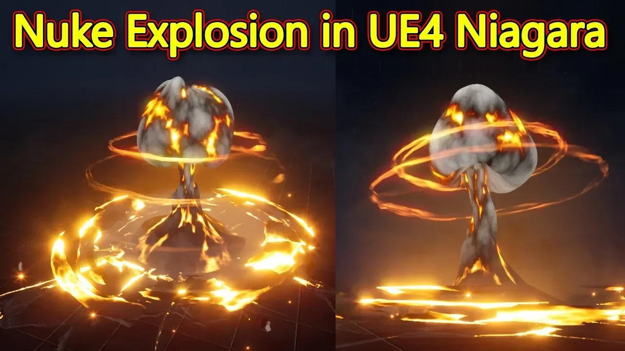 Unreal Engine Niagara Tutorial Nuke Explosion Effect Tutorial