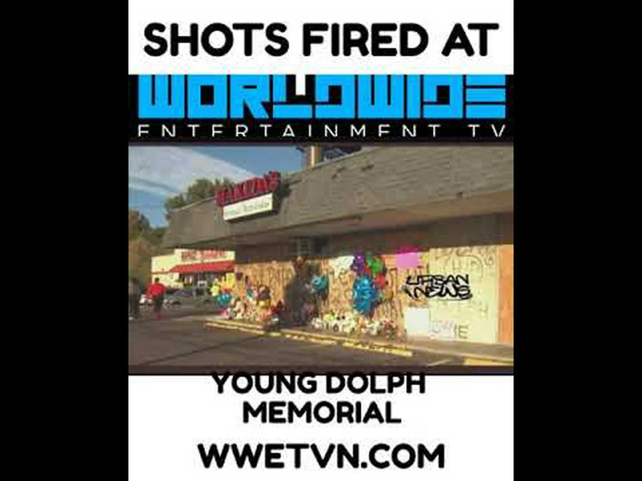 Shooting Reported Near Young Dolph Memorial - #shorts